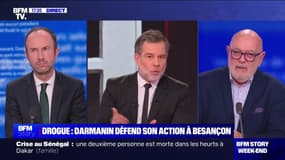 Story 3 : Drogue, Darmanin défend son action à Besançon - 10/02