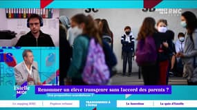 Renommer un élève transgenre sans l'accord des parents : "J'ai découvert dans une copie, le pronom iel !" Rene Chiche témoigne de son expérience de professeur.