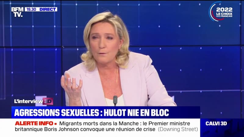 Marine Le Pen: "Il faut remettre la justice au centre de la problématique des violences sexuelles"