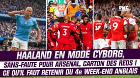 Premier League : Haaland en mode cyborg, sans-faute d’Arsenal, carton historique de Liverpool… Ce qu’il faut retenir de la J4