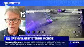 Mystérieux incendie à Nîmes: "Nous avons malheureusement l'habitude" déclare Bruno Bartocetti (secrétaire national délégué de la zone sud d'UN1TÉ)