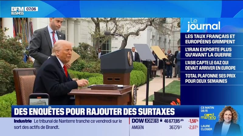 Trump relance la menace douanière
