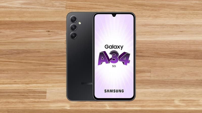 Le nouveau Samsung Galaxy A34 profite d'une offre dingue pour sa sortie officielle
