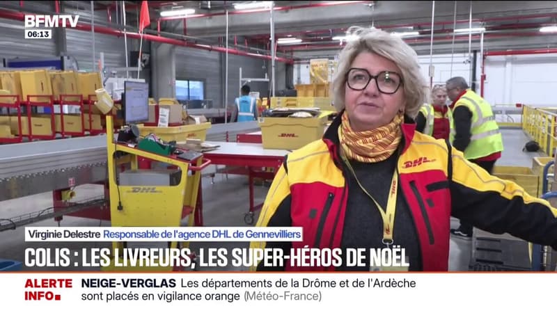 “Il n’y a pas de vacances pour nous en décembre”:  BFMTV auprès des livreurs de colis, ces super-héros de Noël