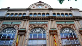 La façade du Grand Théâtre de Liceu, à Barcelone