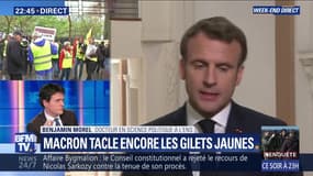 La pique de Macron aux gilets jaunes