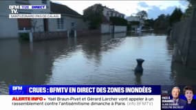 Crues dans le Pas-de-Calais: "La situation est dramatique depuis cette nuit", déplore la maire de Saint-Léonard, Gwenaëlle Loire