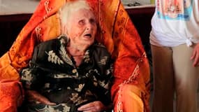 La doyenne de l'humanité, une religieuse française de 114 ans, est décédée dans la nuit de mercredi à jeudi à Saint-Barthélémy, dans les Antilles. Eugénie Blanchard était née le 16 février 1896. /Photo prise le 19 février 2010/REUTERS/Pere Pinya