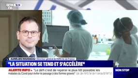 Pour Aurélien Rousseau, directeur de l'ARS Île-de-France, "on verra en début de semaine si le couvre-feu a permis de réguler le flot de malades"