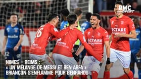 Nîmes – Reims : « Un mélange de Messi et Ben Arfa », Briançon s’enflamme pour Benrahou