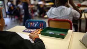 Une salle de classe à Lyon le 1er septembre 2025