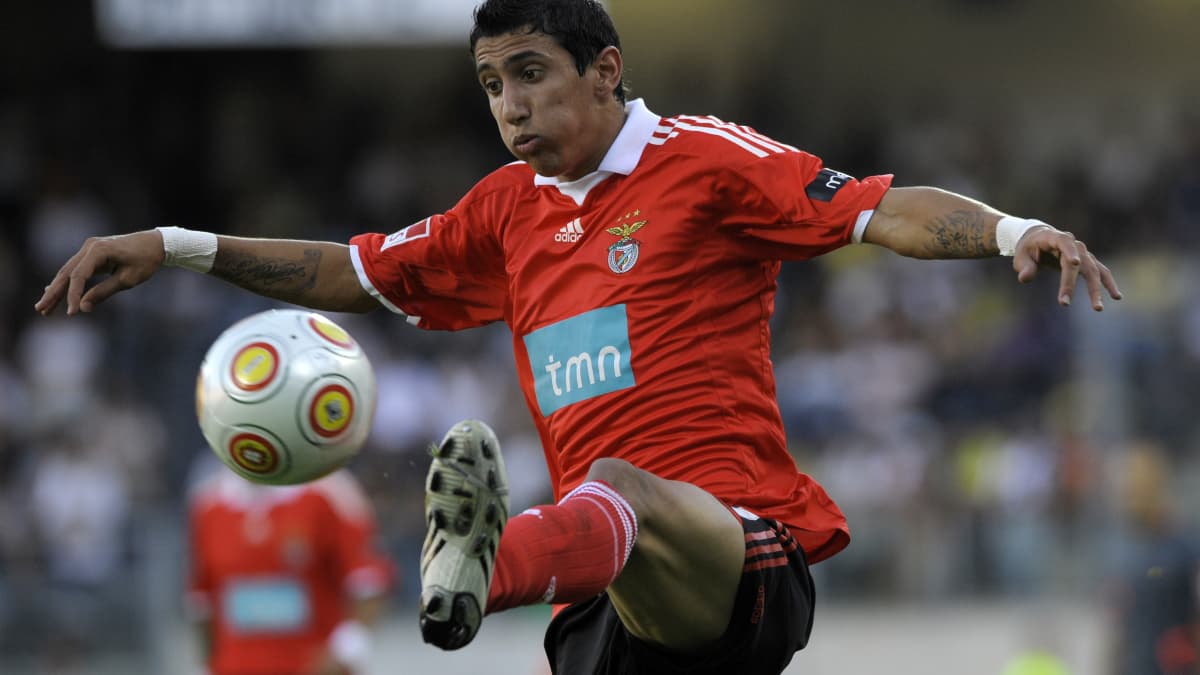 Angel Di Maria sous le maillot de Benfica en 2009 Angel Di Maria sous le maillot de Benfica en 2009