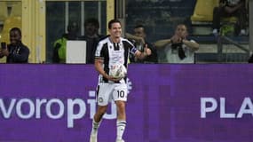 Florian Thauvin sous le maillot de l'Udinese le 16 septembre 2024.