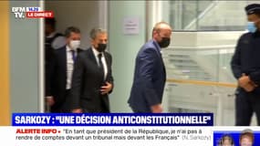 Procès des sondages: Nicolas Sarkozy quitte le tribunal sans avoir répondu aux questions