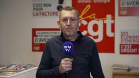 Le secrétaire général de la CGT mines et de l'énergie Sébastien Menesplier