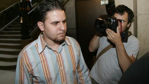 Mourad Benchellali, l'un des deux ex-détenus français de Guantanamo qui réclament l'audition de l'ancien commandant de la base américaine, en juillet 2006 lors de son procès à Paris