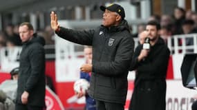 L'entraîneur du FC Nantes Antoine Kombouaré face à Brest le 15 décembre 2024