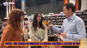 FOCUS : Une séance de dédicace à l'espace culturel E.Leclerc de Gap