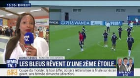 Quel dispositif en cas de victoire des Bleus ? "Il n'y aura que des surprises", promet Laura flessel