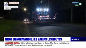 Neige et verglas: les routes salées préventivement dans le Calvados