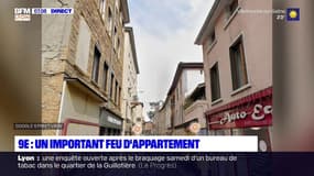 Lyon: un important feu d'appartement dans le 9e