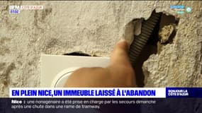 Nice: un immeuble laissé à l'abandon