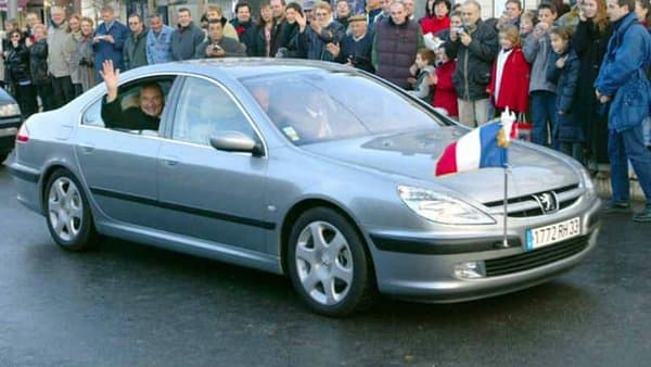 Jacques Chirac en 607