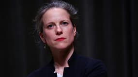 La candidate du Nouveau Front populaire pour Matignon, Lucie Castets, aux Journées d'été du Parti communiste à Montpellier, le 23 août 2024