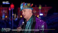 Carnaval de Nice: Gilles Roche, l'infatigable maître de cérémonie, se prépare avant le premier corso
