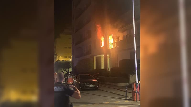 Un feu d'appartement est en cours à Nice.