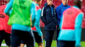 Didier Deschamps et ses joueurs