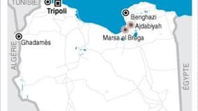 LES VILLES LIBYENNES DE MARSA EL BREGA ET AJDABIYAH BOMBARDÉES