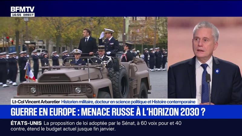 Guerre en Europe: Vincent Arbaretier, historien militaire, explique que "la France est prête"