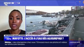 Maymounati Moussa Ahamadi (conseillère départementale de Dzaoudzi-Labattoir): "L'eau arrive au compte-gouttes"