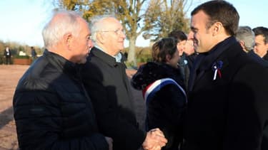 Emmanuel MAcron et François Patriat - Image d'illustration