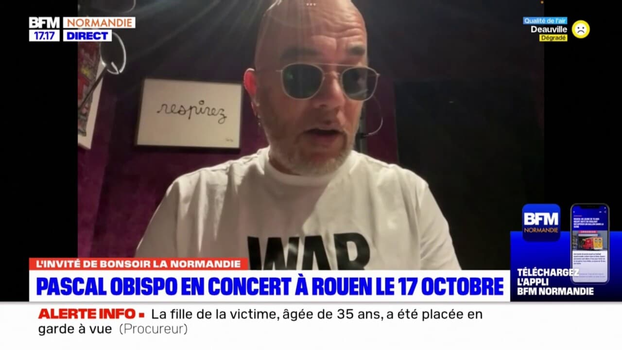 "Je remercie le public d'être aussi fidèle" Pascal Obispo est "heureux