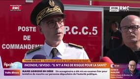 Incendie/Sevesco : le danger chimique désormais écarté