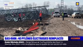 Bas-Rhin: 40 pylônes électriques remplacés par hélicoptère