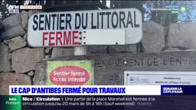 Cap d'Antibes: le sentier du littoral fermé pour travaux