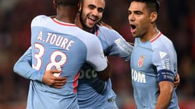 Ghezzal, Falcao et Touré à la fête