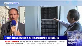 Panne d'OVH et sites internet indisponibles: pour Cédric O, secrétaire d'État chargé de la Transition numérique, "c'est quelque chose qui arrive aux plus grands (...) ça montre la fragilité de l'économie numérique"