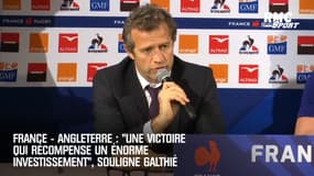 France – Angleterre : "Une victoire qui récompense un énorme investissement", souligne Galthié