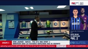 Naples-PSG : RMC Sport vous emmène dans les coulisses du San Paolo et dans le vestiaires du Napoli