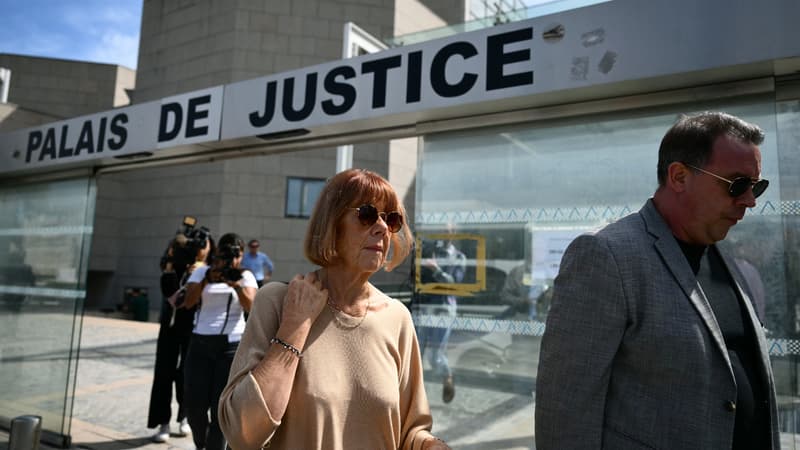 Procès des viols de Mazan: Gisèle Pelicot devant le palais de justice d'Avignon