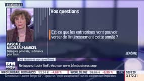 Les questions : Les entreprises vont-elles pouvoir verser l'intéressement cette année ? - 21/04