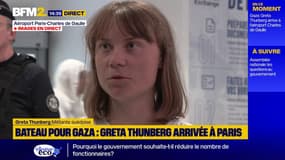"Je suis très inquiète pour eux", déclare Greta Thunberg à propos des autres membres de l'équipage restés en Israël