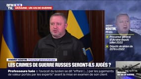 Andriy Kostin, procureur général d'Ukraine: "Dans chaque ville où les Russes mettent les pieds, on découvre des crimes de guerre"