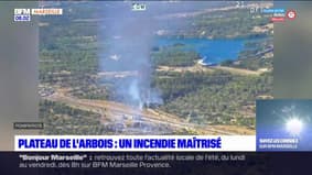 Aix-en-Provence: un feu de forêt maîtrisé près de la gare TGV