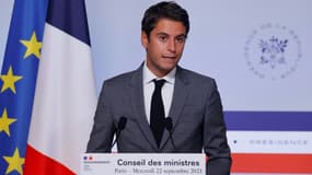 Gabriel Attal le 22 septembre 2021 à Paris