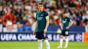Martin Odegaard lors de Saville-Arsenal (1-2, Ligue des champions), le 24 octobre 2023